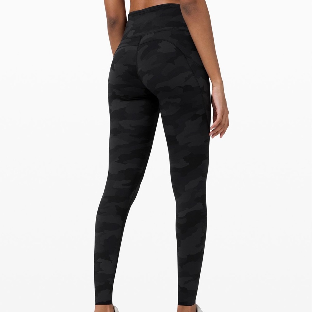 lululemon fast and free camo leggings